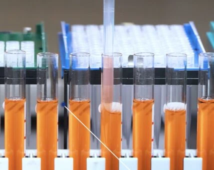 Modular layout of the Auflo-P1600 automated liquid handling system