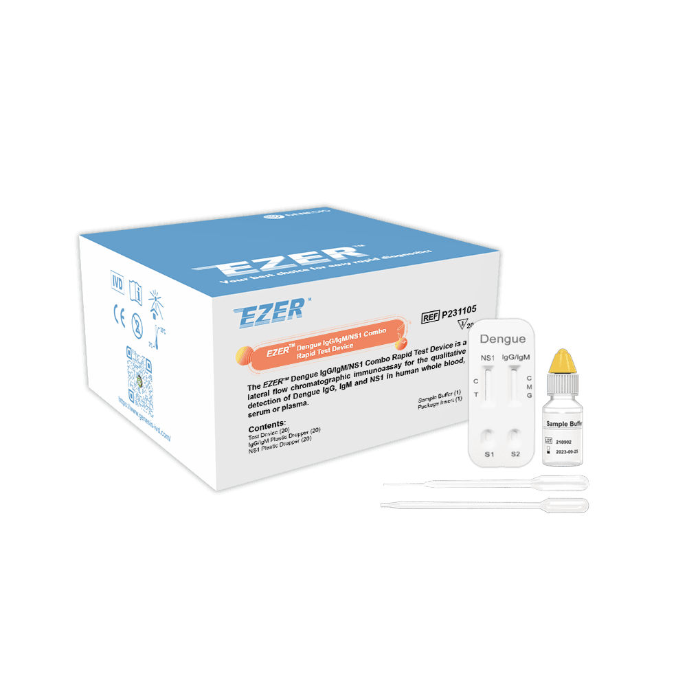 Dengue IgG/IgM/NS1 Rapid Test - EZER Diagnostic Kit | EZER