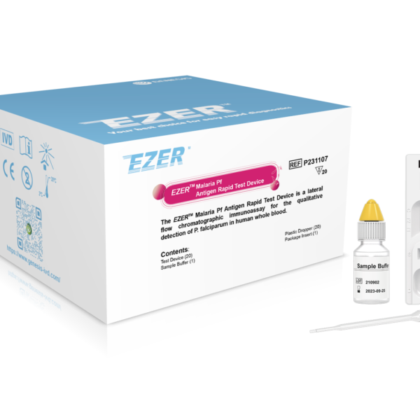 Malaria Pf Antigen Rapid Test – EZER™ Diagnostic Kit