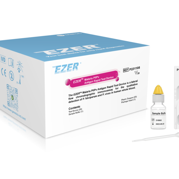 Malaria Pf/Pv Antigen Rapid Test – EZER™ Diagnostic Kit